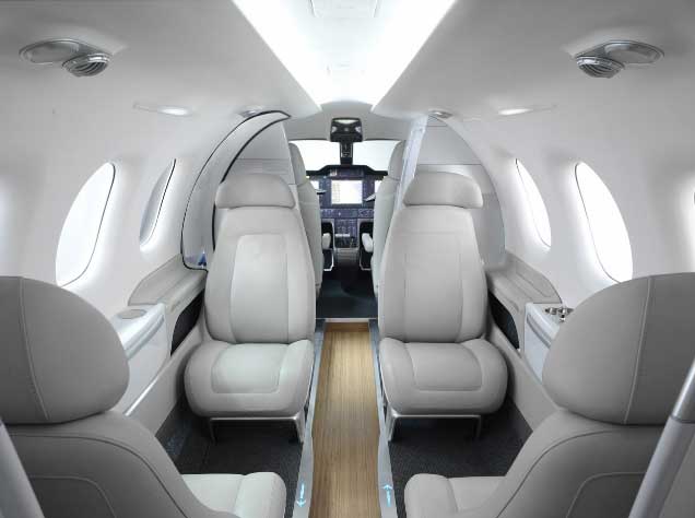 embraer phenom bmw interior