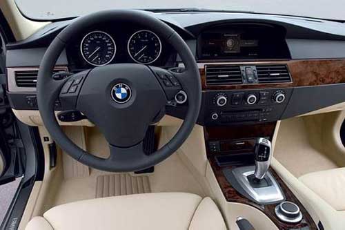 Interior da Nova BMW serie 5 2008