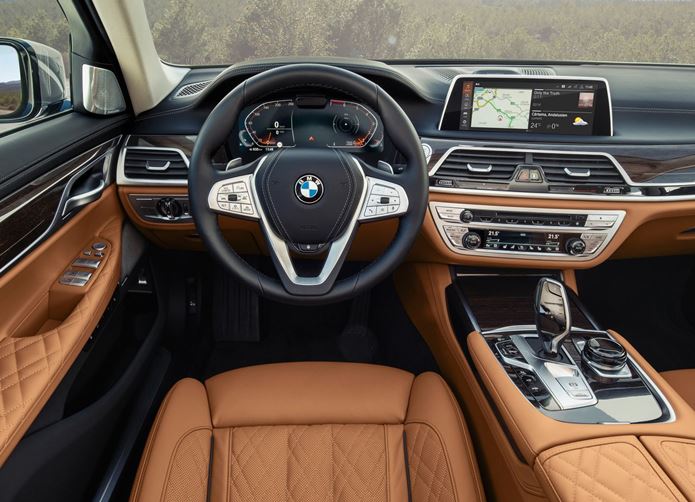 bmw serie 7 2020 interior painel