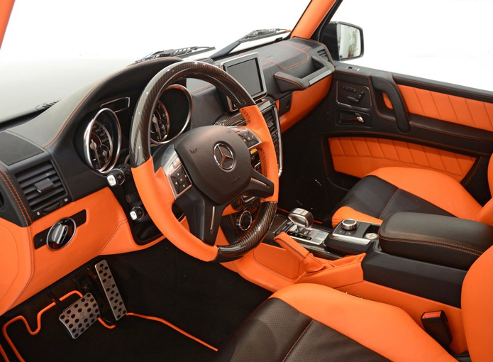 brabus g63 amg interior painel