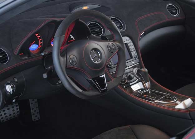 interior brabus mercedes sl 65 amg black series