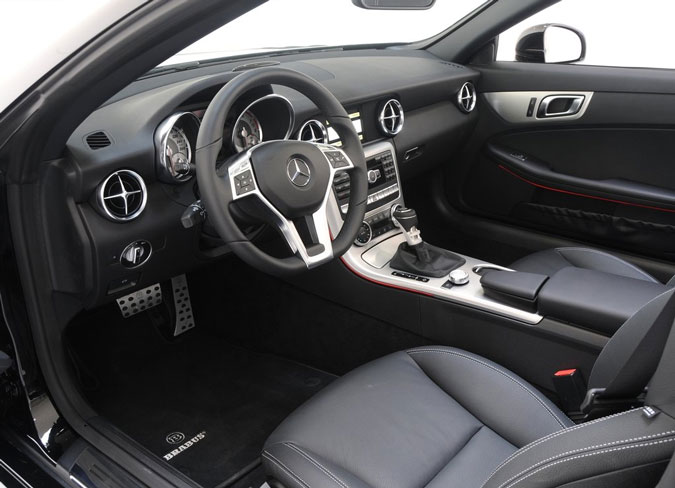 brabus mercedes slk 2012 interior