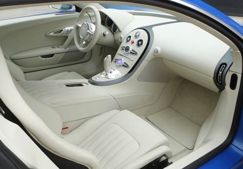 interior veyron bleu centenaire