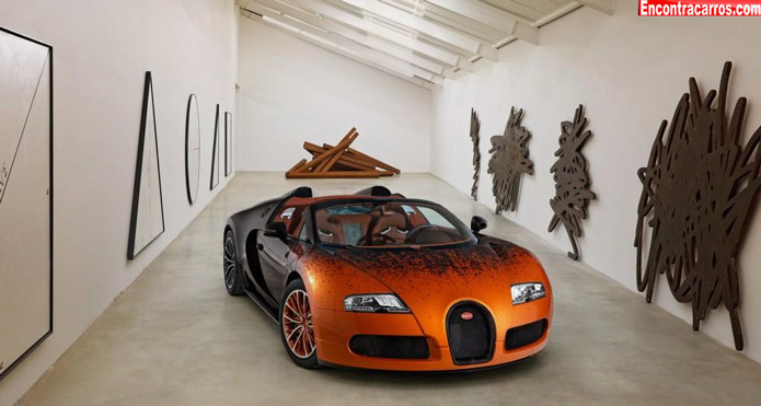 bugatti veyron grand sport bernar venet