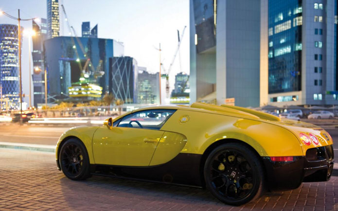 bugatti veyron grand sport qatar