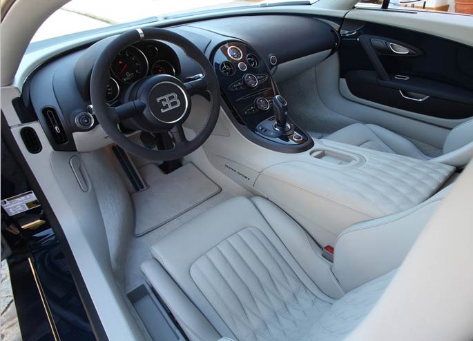 bugatti veyron interior