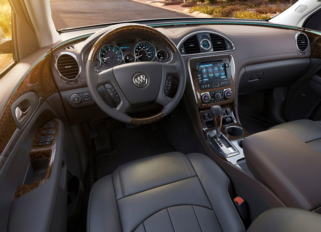 interior novo buick enclave