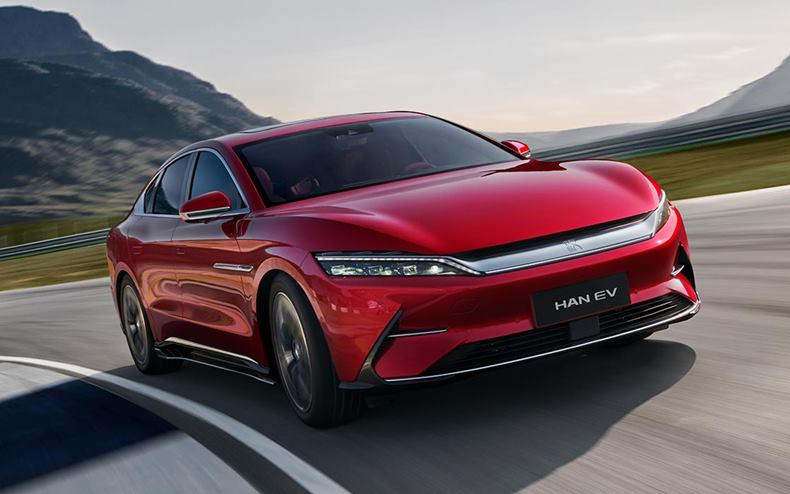 BYD Han 2022 - Em detalhes o super sedan de luxo que chegará ao Brasil em 2022 4 byd han ev