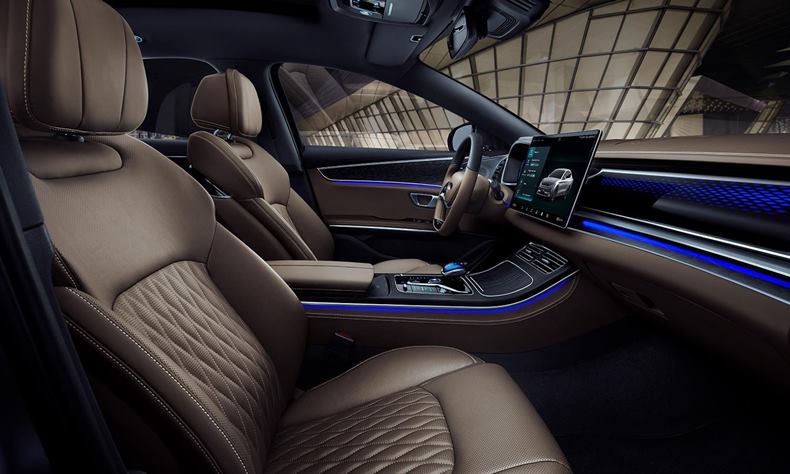 BYD Han 2022 - Em detalhes o super sedan de luxo que chegará ao Brasil em 2022 10 byd han 2022 interior