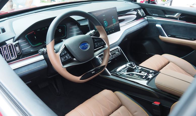byd tang interior painel