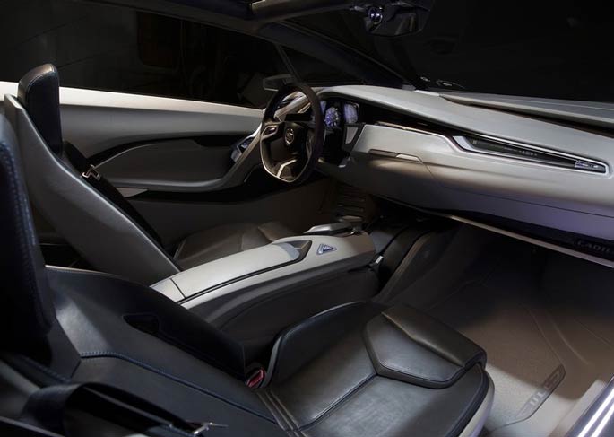 cadillac urban luxury concept interior painel / dashboard