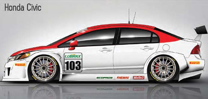 honda civic campeonato brasileiro de marcas 2011