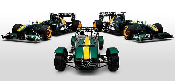 caterham 7 lotus f1 team