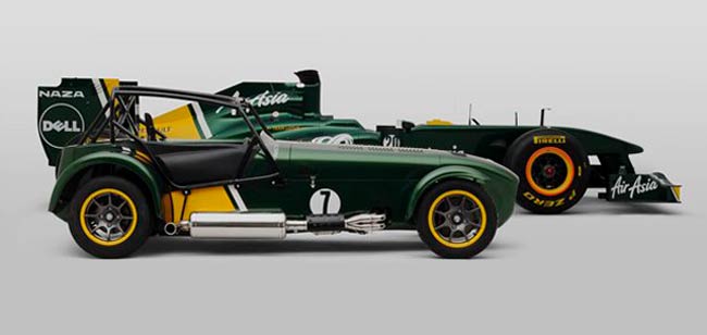 caterham 7 lotus f1 team