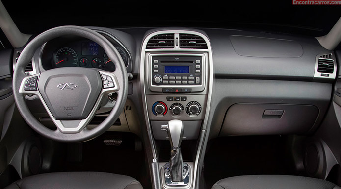 interior novo chery tiggo automatico brasil