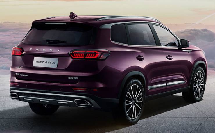 chery tiggo 8 plus traseira