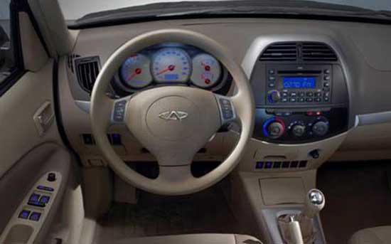 interior chery tiggo