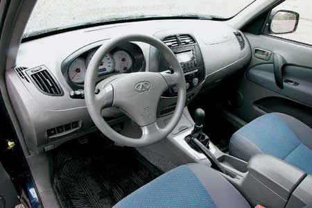 interior chery tiggo 2010