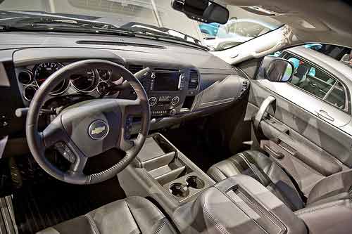 interior chevrolet silverado hybrid 2009