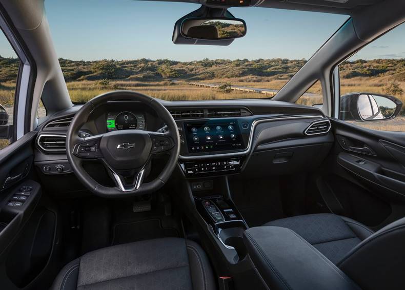 chevrolet bolt 2022 interior