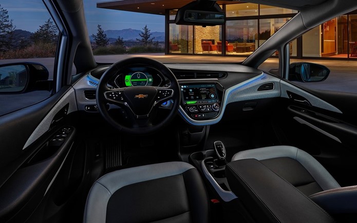 chevrolet bolt ev 2017 interior