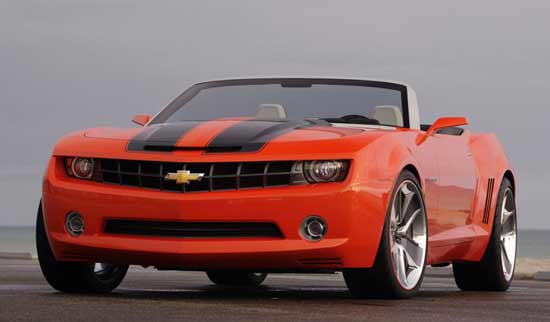 chevrolet camaro convertible concept