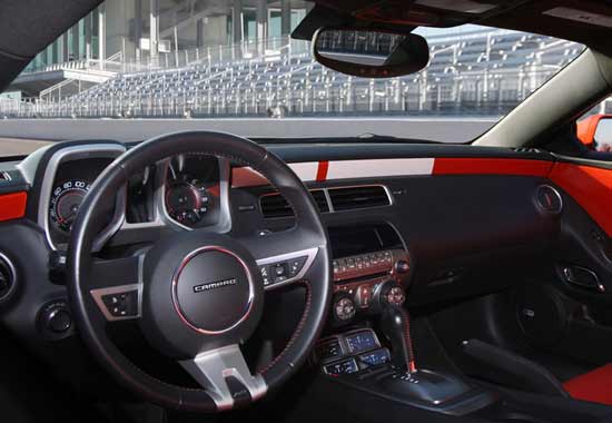 interior chevrolet camaro indy 500 pace car 2010