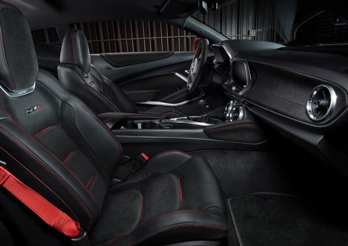 novo chevrolet camaro zl1 2017 interior bancos