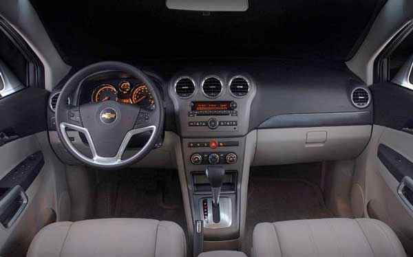 interior chevrolet captiva 2010