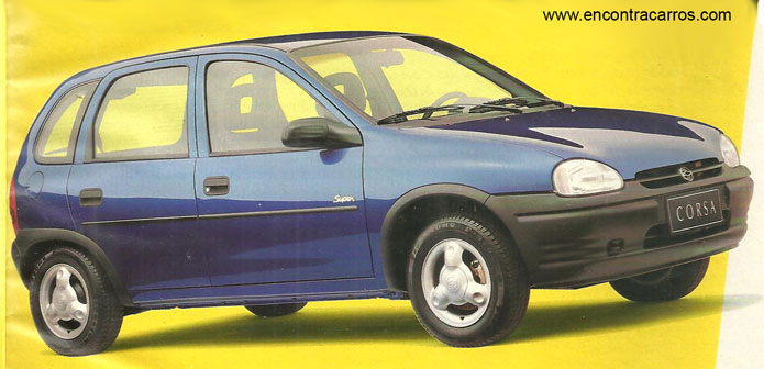 chevrolet corsa super 4 portas 1997