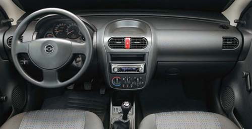 interior painel chevrolet corsa 2003 2009