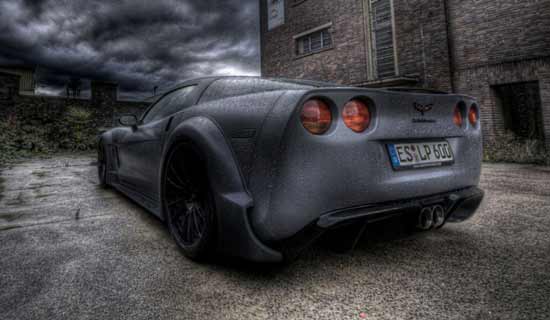 chevrolet corvette c6 blackforce