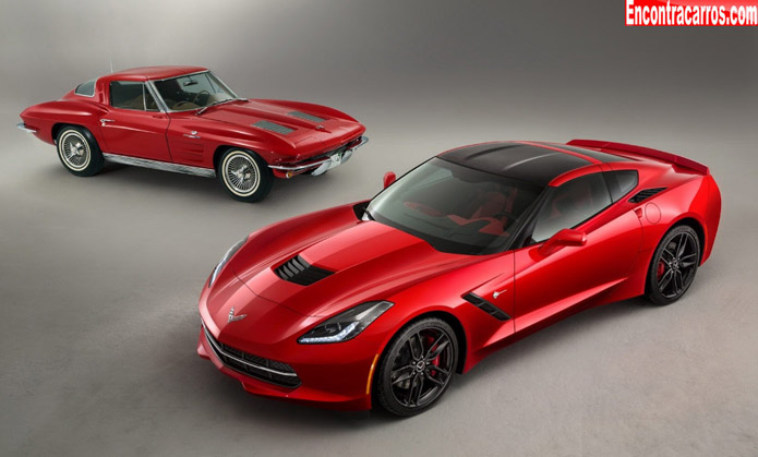 chevrolet corvette c7 stingray traseira