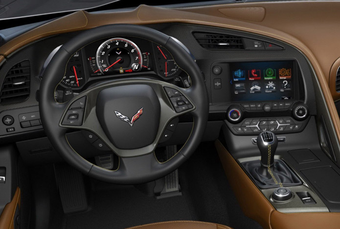 chevrolet corvette c7 stingray interior 2014