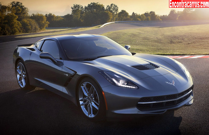 chevrolet corvette c7 stingray traseira