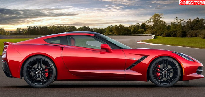 chevrolet corvette c7 stingray lateral