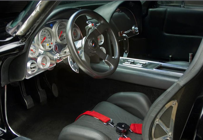 1963 chevrolet corvette coupe v7 prototype interior