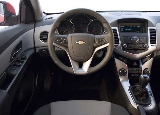 interior chevrolet cruze