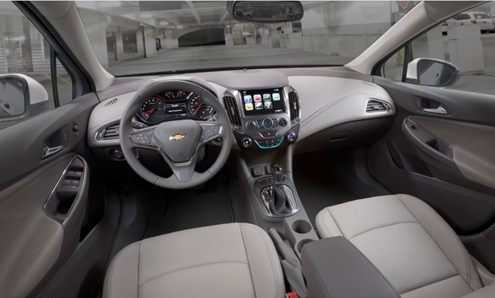 novo chevrolet cruze 2017 interior painel