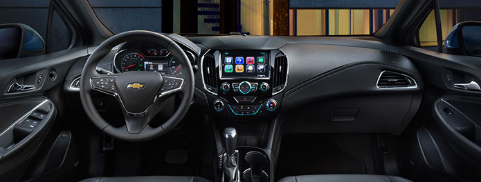 novo chevrolet cruze 2017 interior