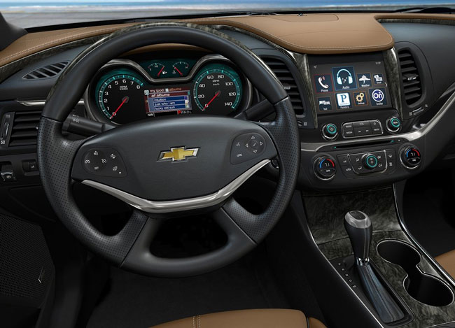 interior novo chevrolet impala