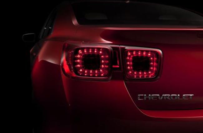 novo chevrolet malibu teaser