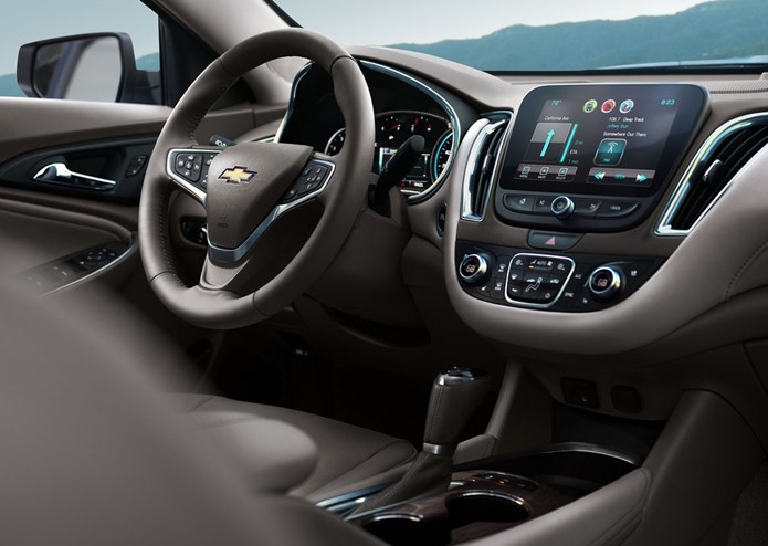 novo chevrolet malibu 2016 interior