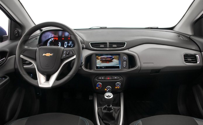 chevrolet onix lt 2019 interior painel