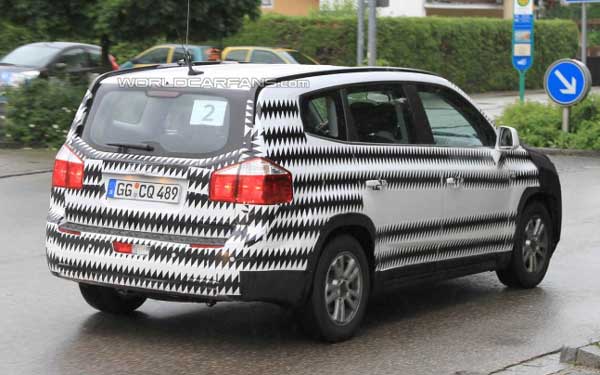 chevrolet orlando 2011 spyphoto