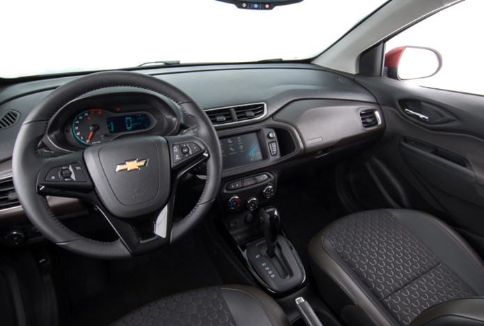 novo chevrolet prisma ltz 2017 interior painel