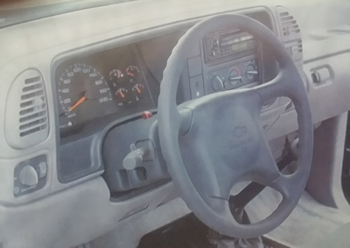 chevrolet silverado 1997 interior