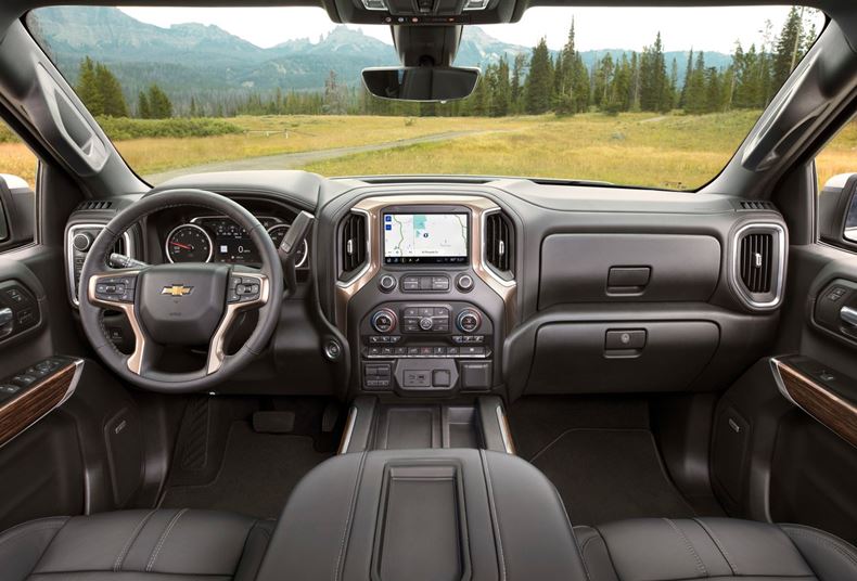 chevrolet silverado 2018 interior painel