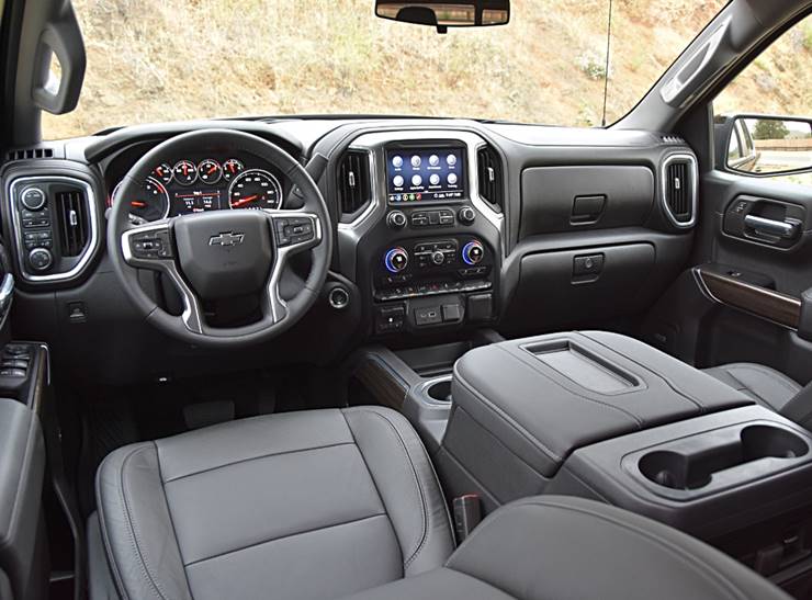 chevrolet silverado 2022 interior