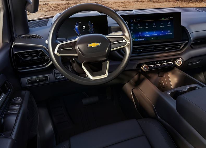 chevrolet silverado ev interior